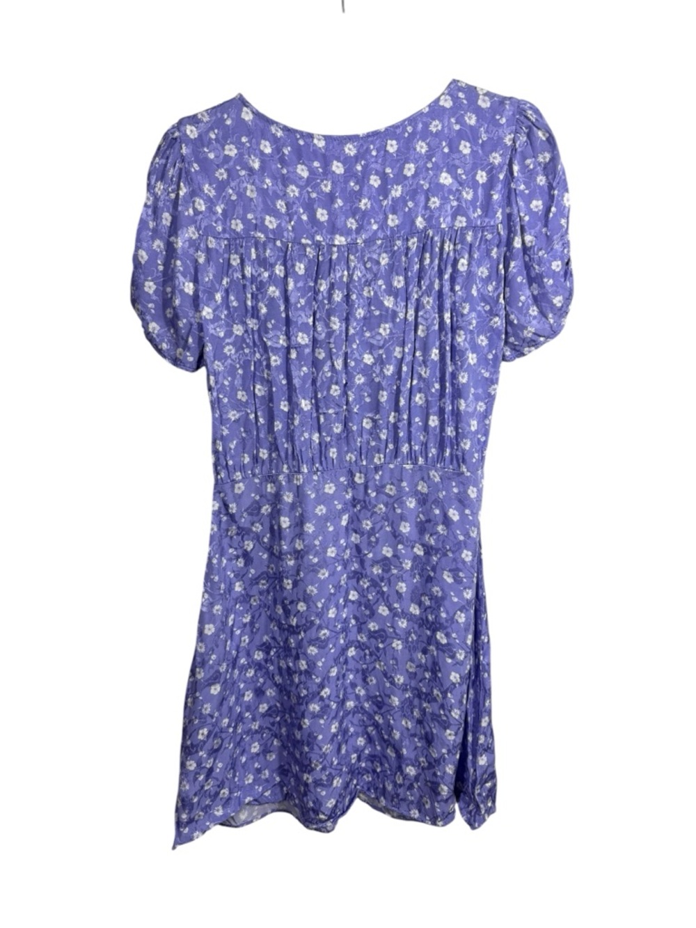 Free People Bond Street Mini Dress In Floral Lilac Size 10 - Picture 5 of 9